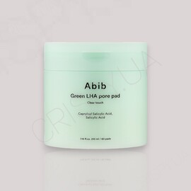 Очищувальні педи для обличчя Abib Green LHA Pore Pad Clear Touch - 60 шт
