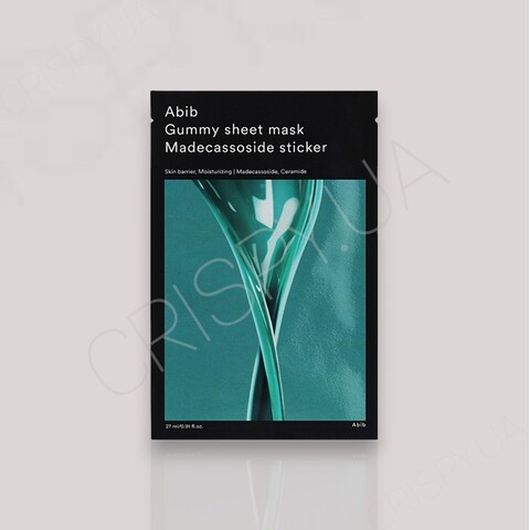 Тканинна маска для обличчя Abib Gummy Sheet Mask Madecassoside Sticker - 27 мл