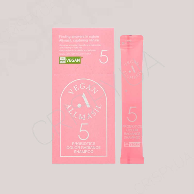 Набір шампунів для фарбованого волосся ALLMASIL 5 Probiotics Color Radiance Shampoo - 8 мл*20 шт - Фото №2