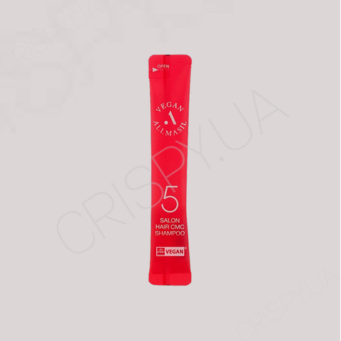 Пробник зміцнюючого шампуню для волосся з амінокислотами ALLMASIL 5 Salon Hair CMC Shampoo - 8 мл