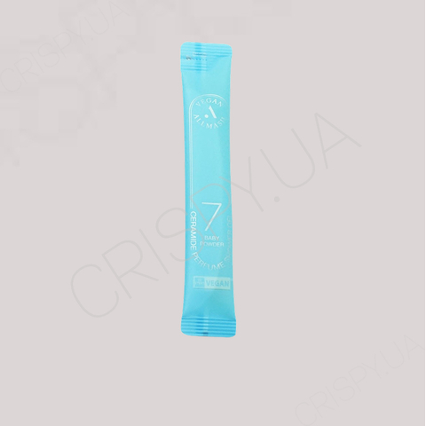 Пробник гелю для душу з ароматом дитячої присипки ALLMASIL 7 Ceramide Perfume Shower Gel Baby Powder - 8 мл