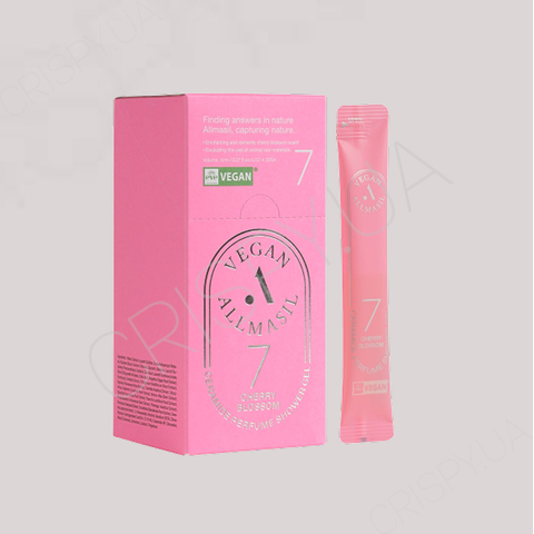 Набір гелів для душу з ароматом квітучої вишні ALLMASIL Ceramide Perfume Shower Gel Cherry Blossom - 8 мл*20 шт
