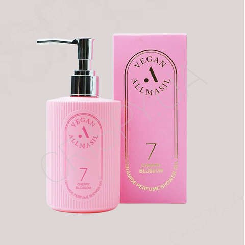 Гель для душу з ароматом квітучої вишні ALLMASIL Ceramide Perfume Shower Gel Cherry Blossom - 300 мл