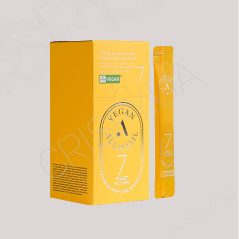 Набір гелів для душу з ароматом солодких квітів ALLMASIL Ceramide Perfume Shower Gel Sweet Flower - 8 мл*20 шт