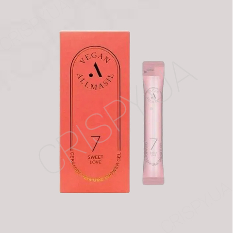 Набір гелів для душу з ароматом іриса ALLMASIL 7 Ceramide Perfume Shower Gel Sweet Love - 8 мл*20 шт