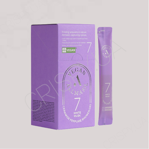 Набір гелів для душу з ароматом жасмину та мускусу ALLMASIL Ceramide Perfume Shower Gel White Musk - 8 мл*20 шт