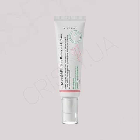 Кислотний крем для очищення і звуження пор Axis-Y LHA Peel & Fill Pore Balancing Cream - 50 мл