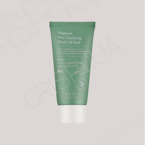 Глиняна маска для проблемної шкіри Axis-Y Mugwort Pore Clarifying Wash Off Pack - 50 мл