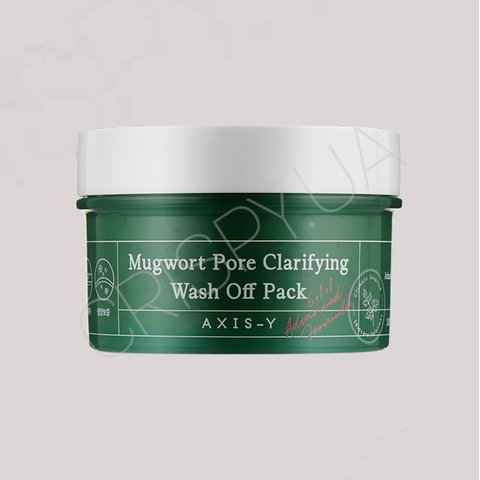 Глиняна маска для проблемної шкіри Axis-Y Mugwort Pore Clarifying Wash Off Pack - 100 мл