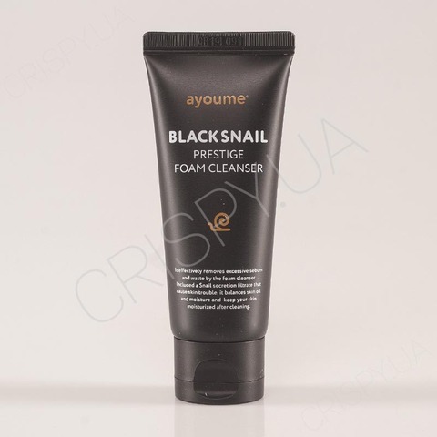 Равликова пінка для вмивання Ayoume Black Snail Prestige Foam Cleanser - 60 мл