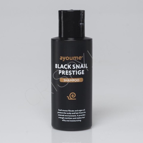 Міні-версія равликового шампуню для зміцнення волосся AYOUME BLACK SNAIL PRESTIGE SHAMPOO - 100 мл