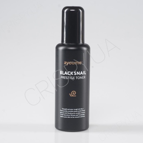 Равликовий тонер з 7 пептидами AYOUME BLACK SNAIL PRESTIGE TONER - 150 мл