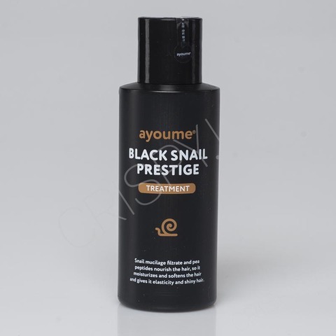 Міні-версія равликової маски-бальзаму для волосся AYOUME BLACK SNAIL PRESTIGE TREATMENT - 100 мл