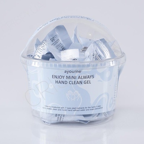 Набір гель антисептиків для рук AYOUME ENJOY MINI ALWAYS HAND CLEAN GEL - 3 г*30 шт.