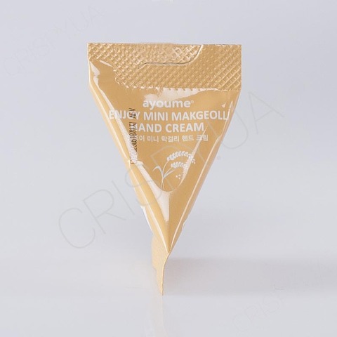 Зволожуюча крем-пірамідка для рук AYOUME ENJOY MINI MAKGEOLLI HAND CREAM - 3 г