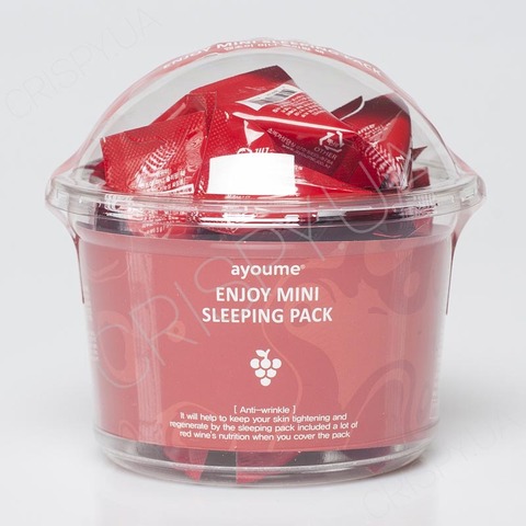 Набір антивікових масок для обличчя AYOUME ENJOY MINI SLEEPING PACK - 30 шт. по 3 г