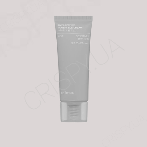 Сонцезахисний крем для обличчя Celimax Dual Barrier Watery Sun Cream, SPF 50+ PA++++ - 40 мл