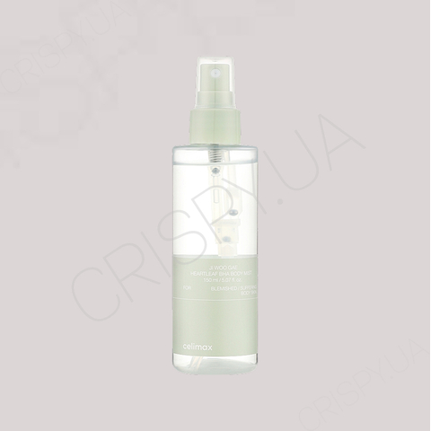 Міст для тіла з кислотами проти висипань Celimax Ji Woo Gae Heartleaf BHA Body Mist - 150 мл