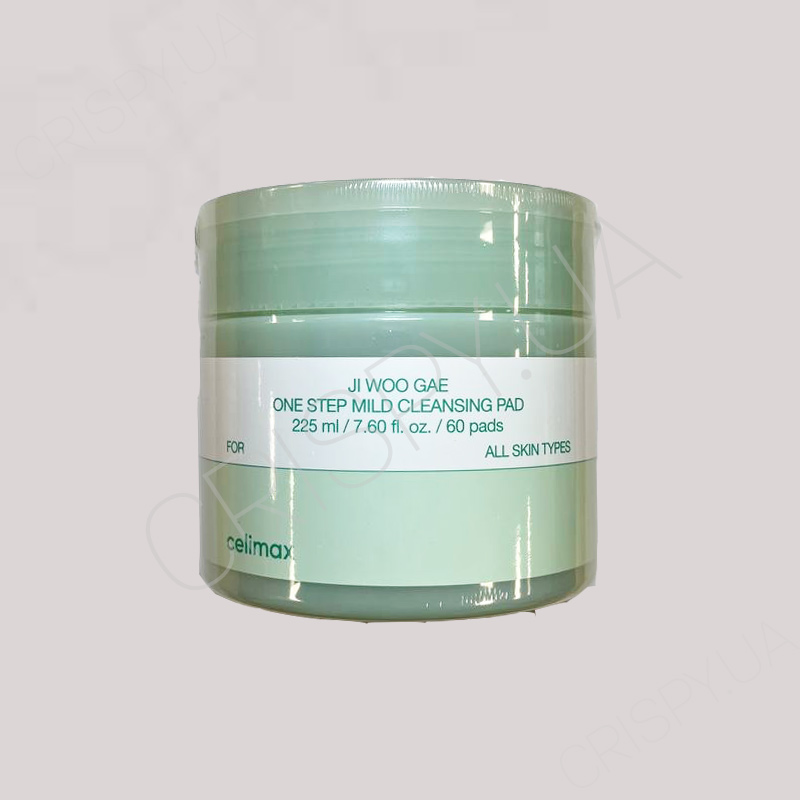 Педи для очищення шкіри та зняття макіяжу Celimax Ji Woo Gae One Step Mild Cleansing Pad - 60 шт - Фото №2