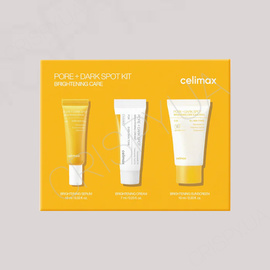 Набір для обличчя Celimax Pore+ Dark Spot Brightening Kit - 10 мл+7 мл+10 мл