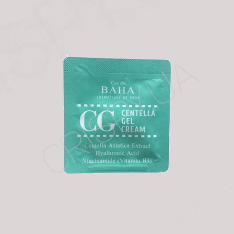 Пробник гель-крему для обличчя з центелою Cos De BAHA Centella Gel Cream (CG) - 1,5 мл