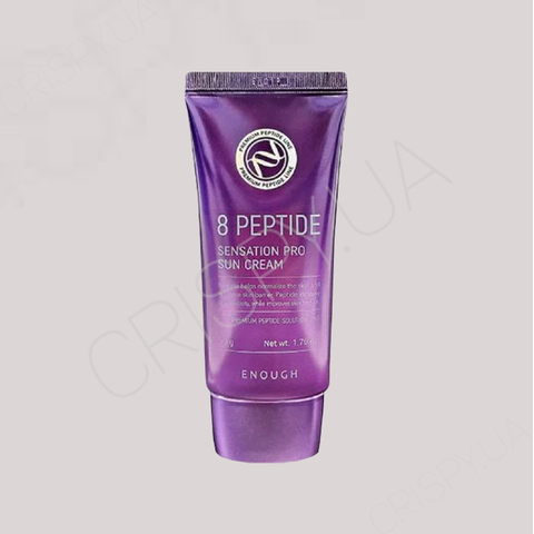 Сонцезахисний крем для обличчя з пептидами Enough 8 Peptide Sensation Pro Sun Cream SPF50+ PA++++ - 50 мл 