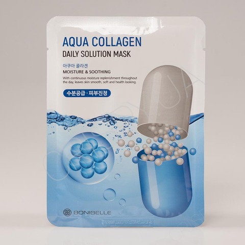 Тканинна маска для обличчя з колагеном ENOUGH BONIBELLE AQUA COLLAGEN DAILY SOLUTION MASK - 23 мл
