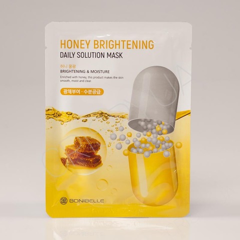 Тканинна маска для обличчя з медом ENOUGH BONIBELLE HONEY BRIGHTENING DAILY SOLUTION MASK - 23 мл