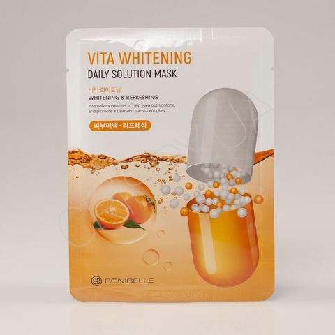 Тканинна маска відбілююча для обличчя ENOUGH BONIBELLE VITA WHITENING DAILY SOLUTION MASK - 23 мл