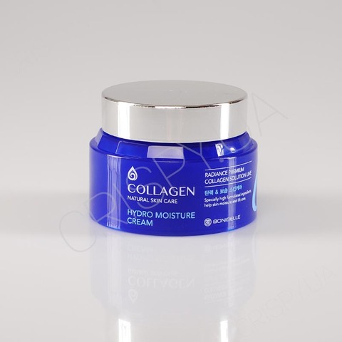 Крем для тіла та обличчя з колагеном масажний Enough collagen hydro moisture cream - 80 мл