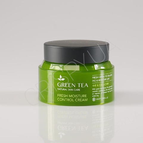Крем для обличчя із зеленим чаєм Enough Bonibelle green tea fresh moisture control cream - 80 мл