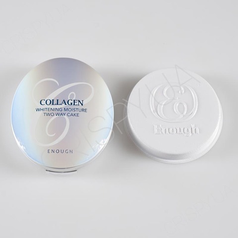 Пудра для обличчя з колагеном Enough Whitening moisture Twoway Cake SPF28 PA++ - 13г