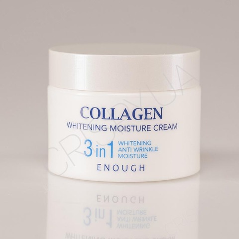 Крем для обличчя потрійної дії Enough Collagen Whitening Moisture Cream 3 in 1 - 50 мл