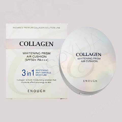 Освітлювальний кушон з колагеном Enough Collagen whitening prism air cushion - 15 г