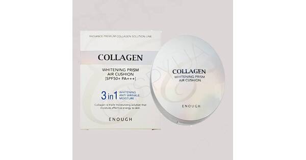 Освітлювальний кушон з колагеном Enough Collagen whitening prism air ...