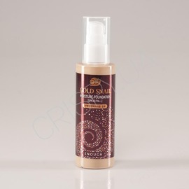 Тональна основа для обличчя з муцином равлика Enough Gold Snail Moisture Foundation SPF30 PA++ - 100 мл (модель:2330) Тональна основа для обличчя з муцином равлика Enough Gold Snail Moisture Foundation SPF30 PA++ - 100 мл
