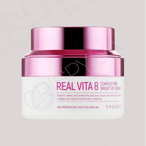 Живильний крем для обличчя з вітамінами Enough Real Vita 8 Complex Pro Bright Up Cream - 50 мл 