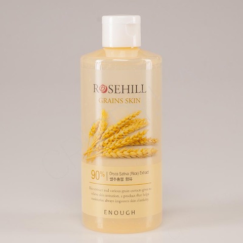 Тонер з рисом та центелою азіатської омолоджуючий Enough Rosehill Grains Skin 90% - 300 мл