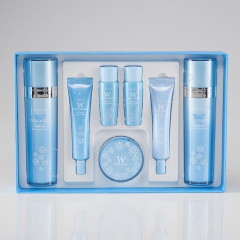 Набір засобів для обличчя з колагеном Enough W Collagen Whitening Premium Skin Care 5 Set - 5 предметів