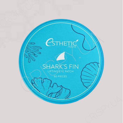Гідрогелеві патчі під очі екстрактом акулячого плавника Esthetic House Shark's Fin Lifting Eye Patch - 60 шт
