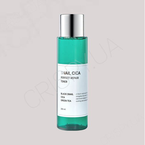 Відновлюючий тонер для обличчя з муцином равлика та центелою Esthetic House Snail Cica Perfect Repair Toner - 200 мл