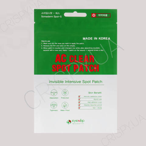 Патчі для проблемної шкіри EYENLIP AC CLEAR SPOT PATCH - 24 шт