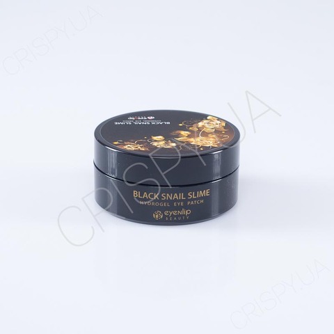 Патчі для очей з чорним равликом Eyenlip BLACK SNAIL SLIME EYE PATCH - 60 шт.