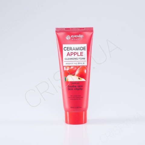Пінка для вмивання з яблуком Eyenlip Ceramide Apple Cleansing Foam - 100 мл