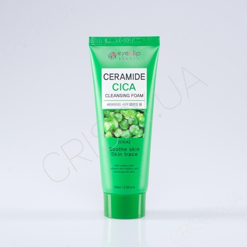 Пінка для вмивання з мадекасосидом Eyenlip Ceramide Cica Cleansing Foam - 100 мл