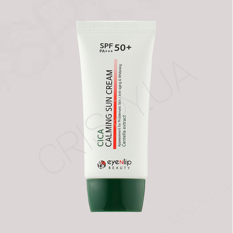 Заспокійливий сонцезахисний крем з центелою EYENLIP CICA CALMING SUN CREAM SPF 50+/PA - 50 мл 
