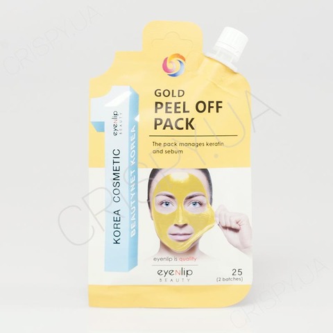 Антивікова маска-плівка для обличчя з равликом Eyenlip Gold Peel Off Pack - 25 г