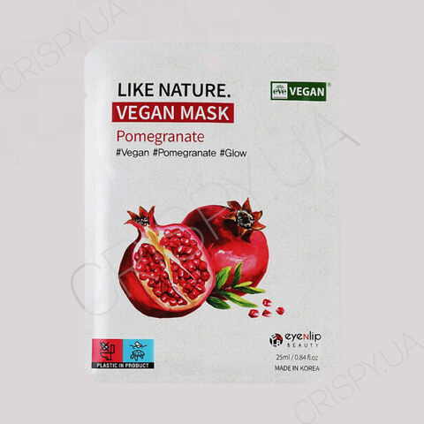 Маска для обличчя з гранатом Eyenlip Like Nature Vegan Mask Pack Pomegranate - 25 мл 