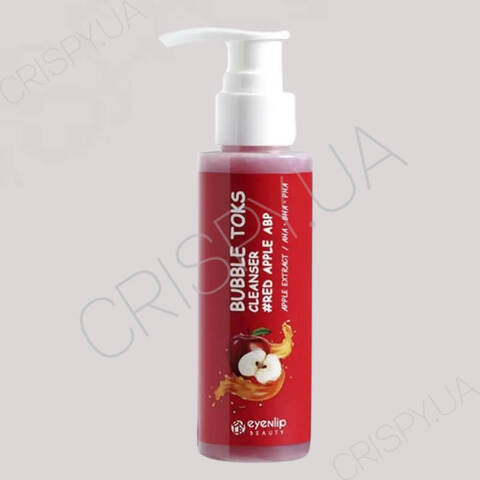 Киснева пінка для вмивання Eyenlip Red Apple ABP Bubble Toks Cleanser - 100 мл