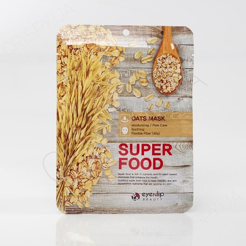 Тканинна маска для обличчя з вівсянкою EYENLIP SUPER FOOD OATS MASK - 23 мл